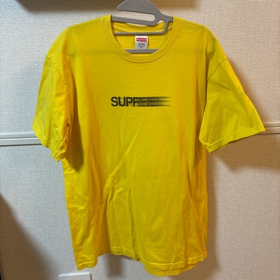 Supreme Motion Logo Tee "Yellow" (20SS)