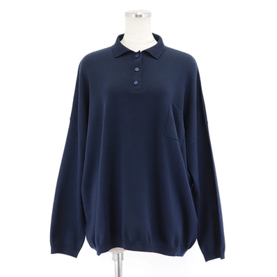 【美品】 ロエベ ポロシャツ レディース ネイビー XS LOEWE