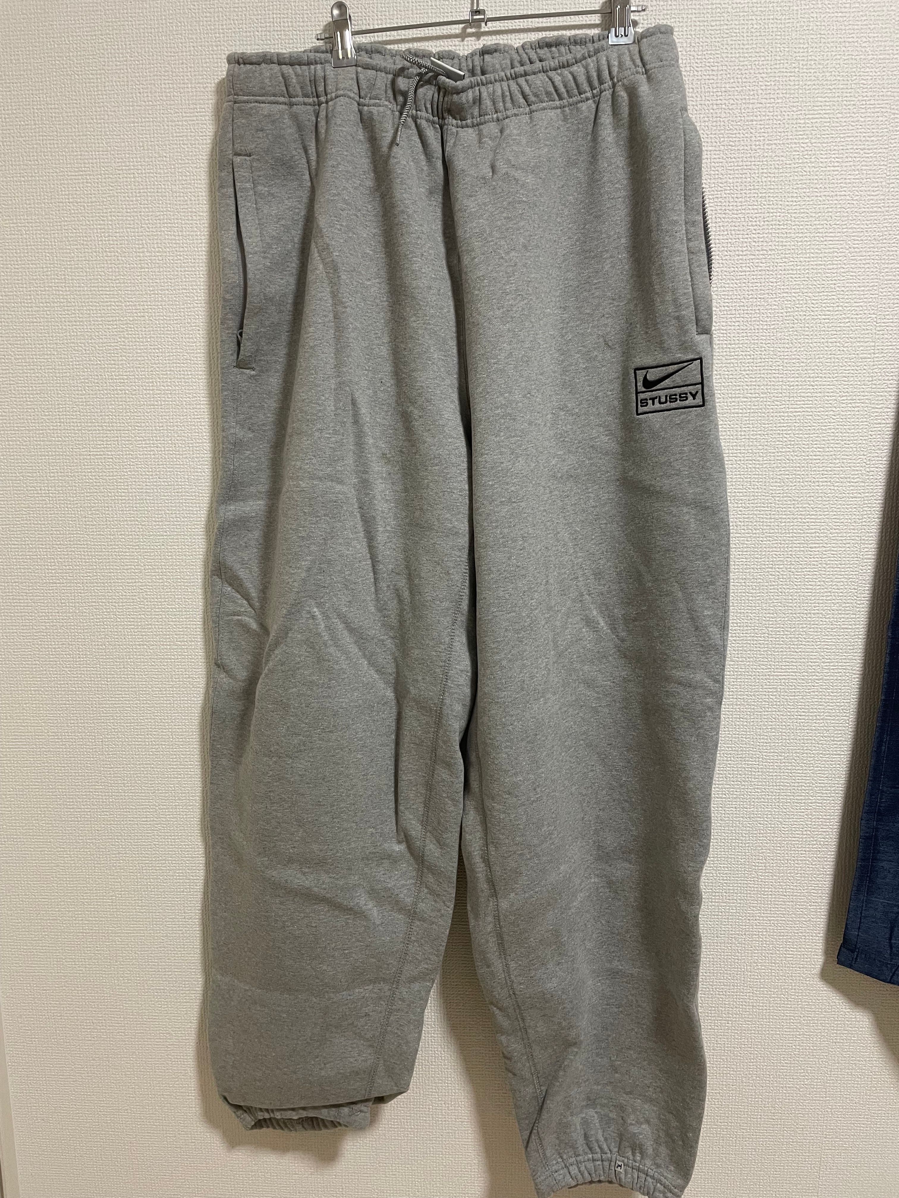 Stussy x Nike Fleece Pants (US Size) "Grey" DO9340-063