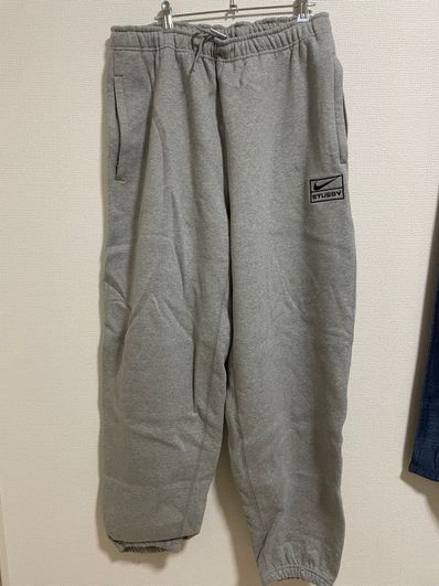 Stussy x Nike Fleece Pants (US Size) "Grey" DO9340-063