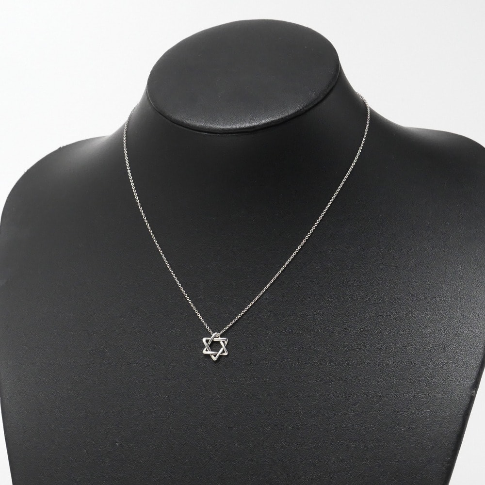 ■美品■TIFFANY&Co. ティファニー スター オブ ダビデ ネックレス エルサペレッティ 六芒星 シルバー925 ペンダント ブランド古着【中古】20251128/RA6683