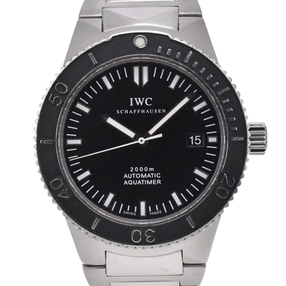 値下 IWC IWC SCHAFFHAUSEN IW353602 GST アクアタイマー 自動巻き メンズ 良品 保証書付き □#138817