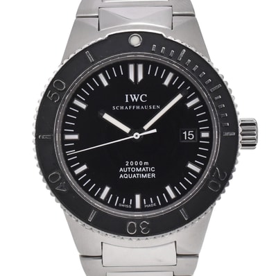 値下 IWC IWC SCHAFFHAUSEN IW353602 GST アクアタイマー 自動巻き メンズ 良品 保証書付き □#138817