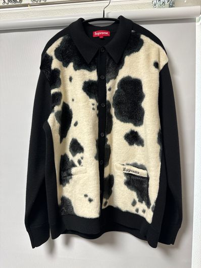 Supreme Cow Print Cardigan "Black"