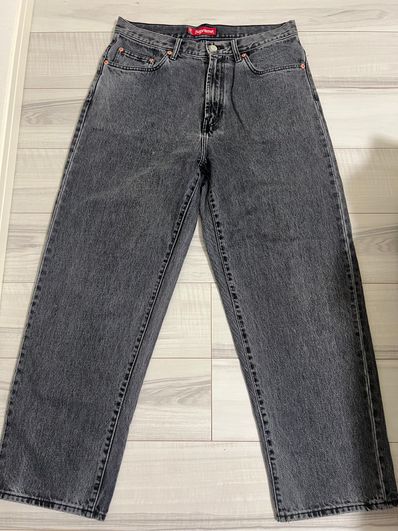 Supreme Baggy Jean "Washed Black" (23SS)