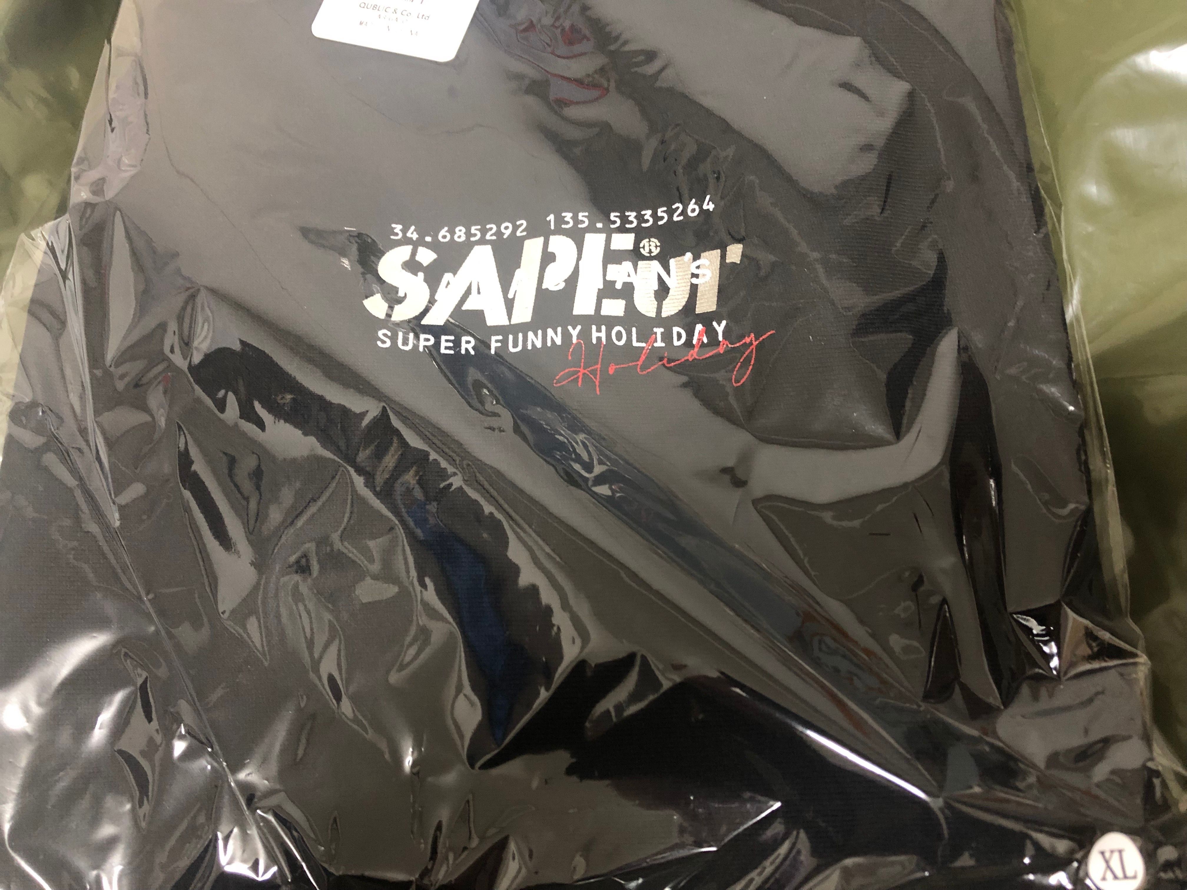 SAPEur x 浜田雅功  Hoodie  Black/Silver