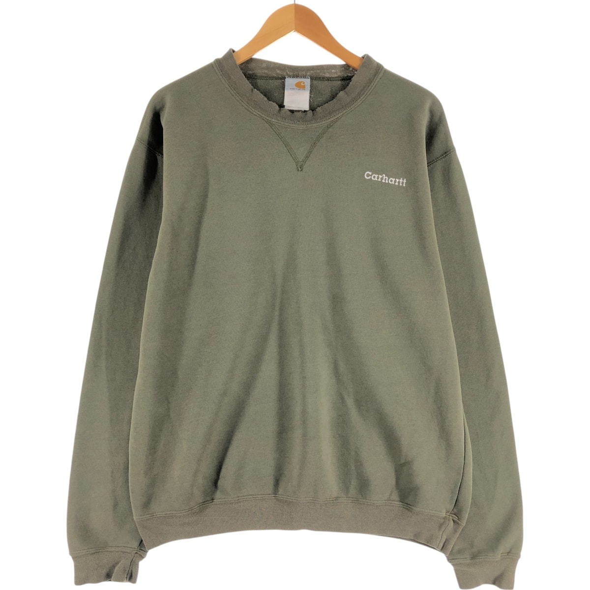 古着 00年代 カーハート Carhartt ワンポイントロゴスウェットシャツ トレーナー メンズXL相当/eaa524400