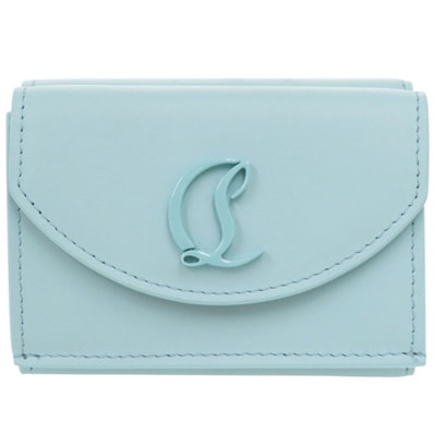 クリスチャンルブタン Loubi54 カーフ ライトブルー