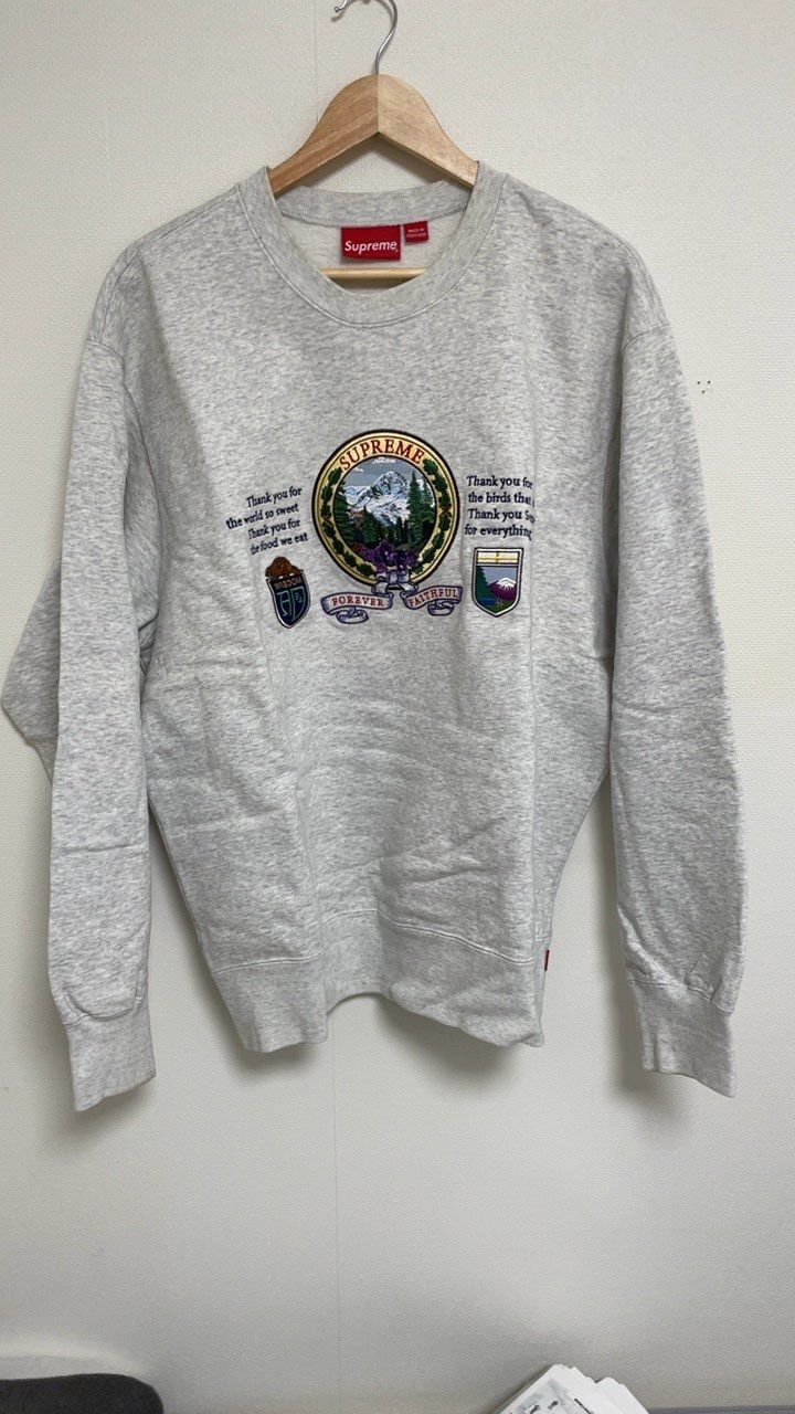 Supreme Mountain Crewneck "Ash Grey"