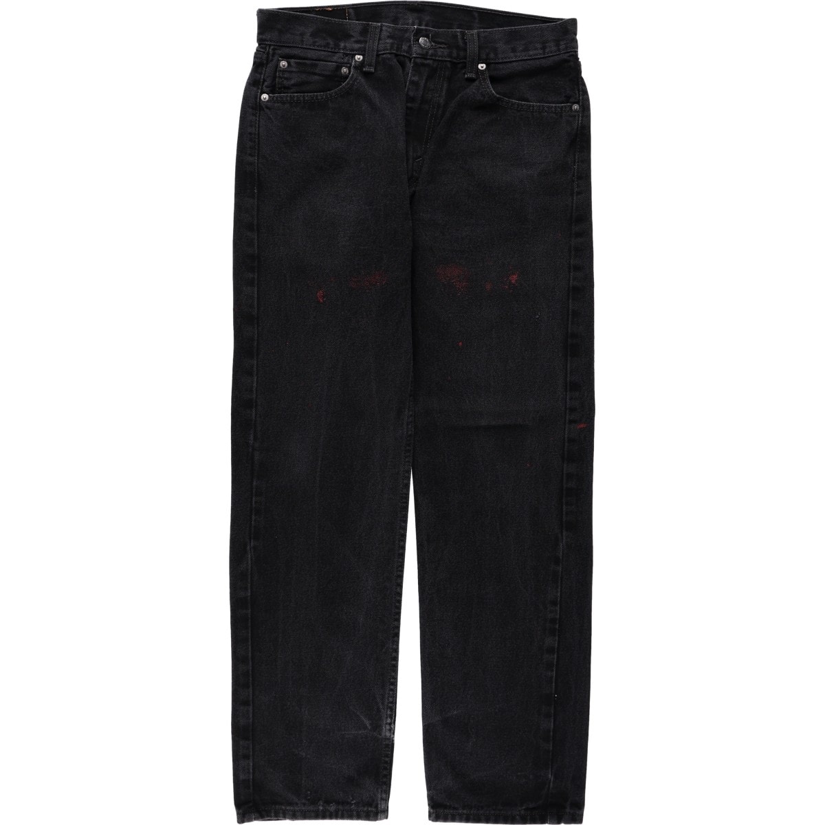 古着 リーバイス Levi's 505 ブラックデニム テーパードデニムパンツ メンズw33相当/eaa677526