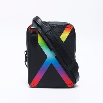 ヴィトン LV タイガ レインボー ダヌーブ ショルダーバッグ【中古】