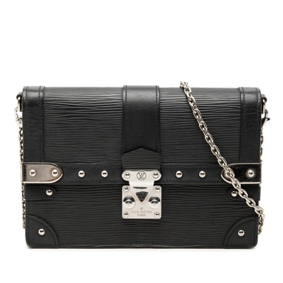ルイ ヴィトン エピ ポルトフォイユトランク ショルダーバッグ M67507 ブラック レザー レディース LOUIS VUITTON 中古