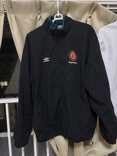 Supreme x Umbro Cotton Ripstop Track Jacket "Black"