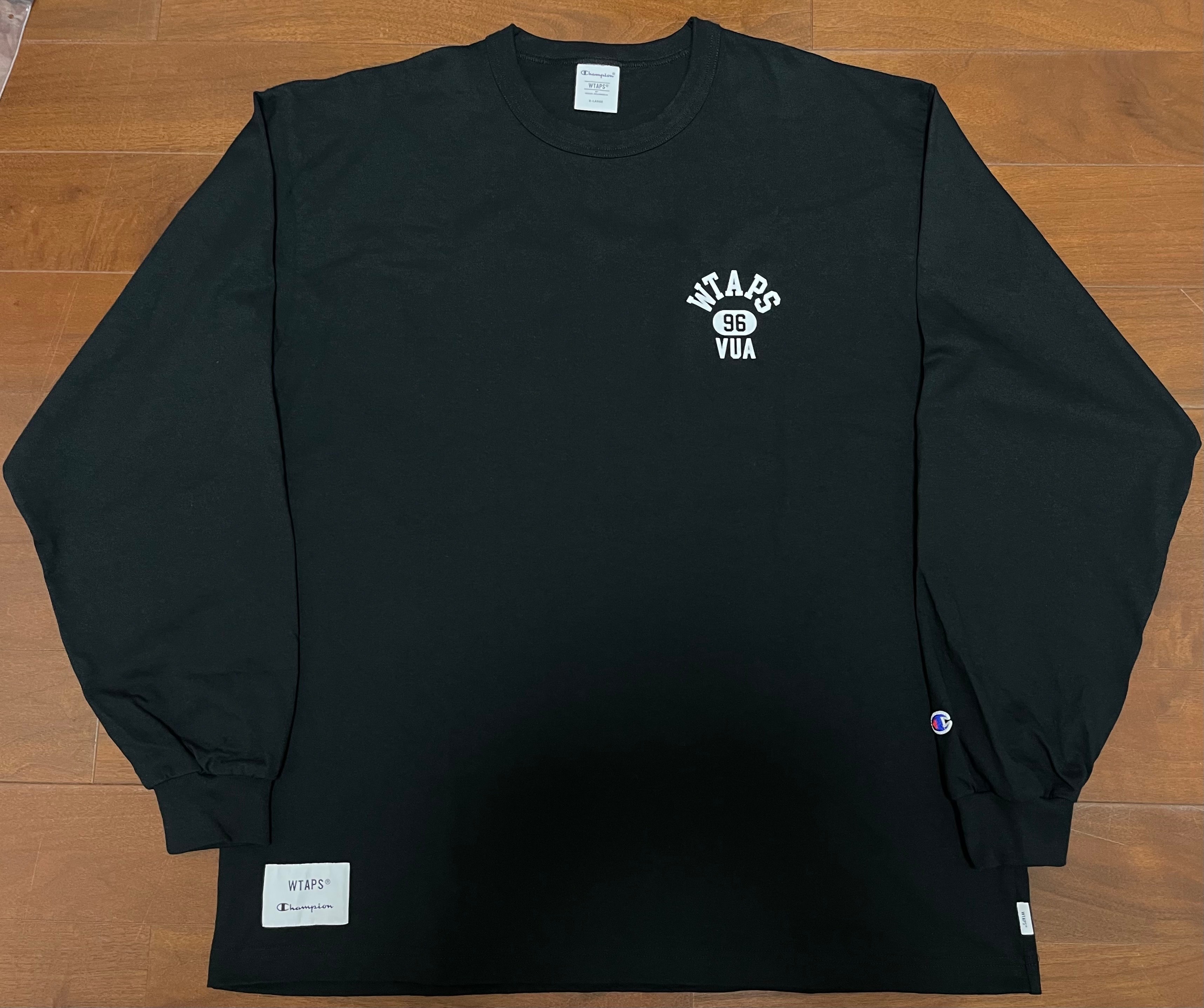 WTAPS x Champion Academy / LS / Cotton "Black"