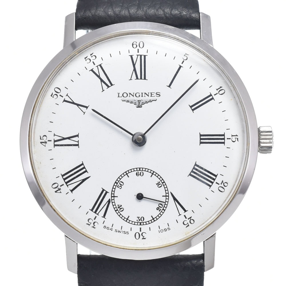 ロンジン LONGINES ヴィンテージ Cal.6922 ホワイト 手巻き メンズ 腕時計 N#147569