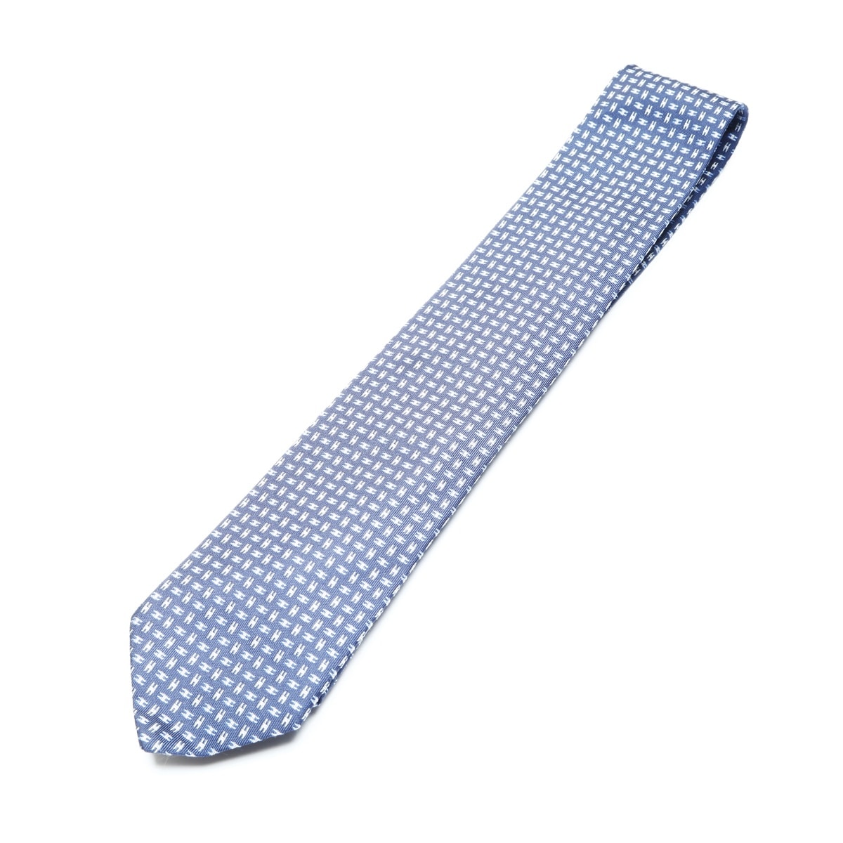 エルメス HERMES H柄 シルク ネクタイ【中古】