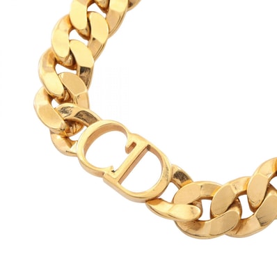 ディオール Dior 30 MONTAIGNE モンテーニュ ショート ネックレス ジュエリー GP(ゴールドメッキ) レディース ゴールド系 【中古】