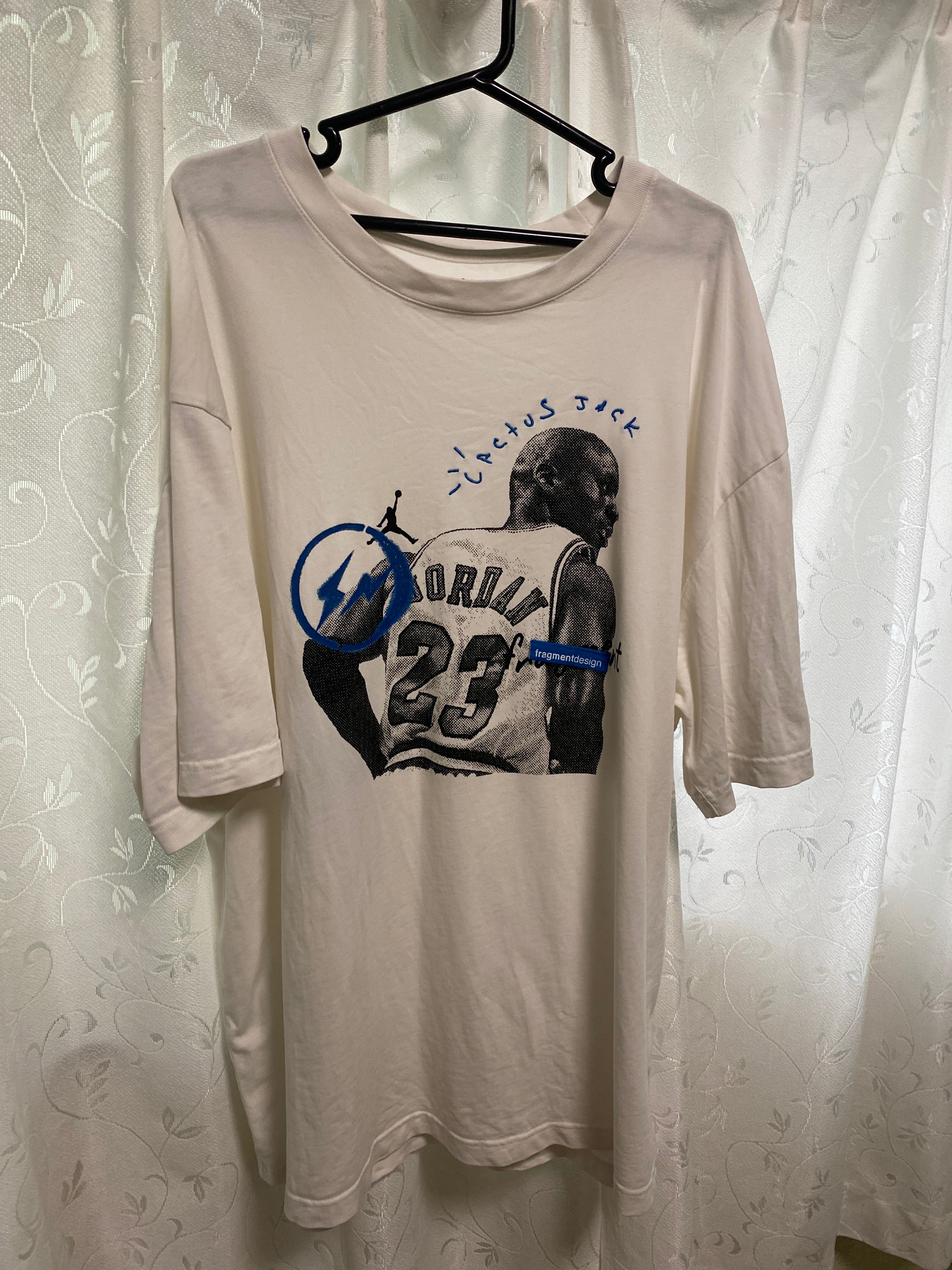 Air Jordan Travis Scott Fragment Tee "White"