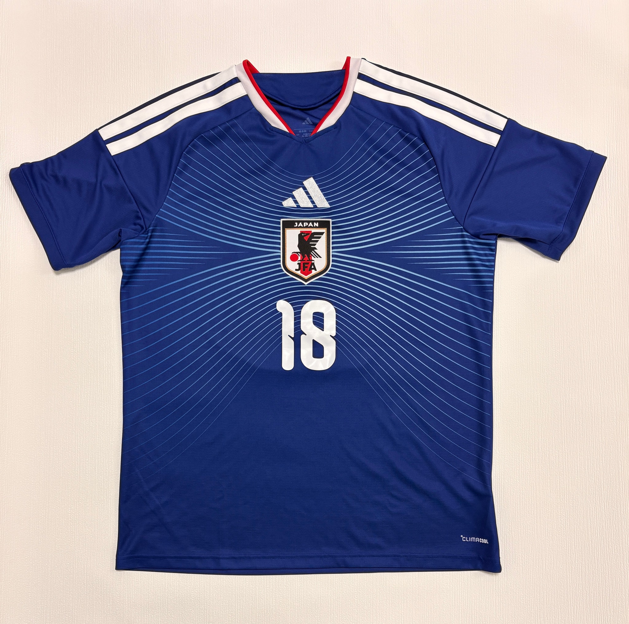 adidas Soccer Japan 2026 Home Replica Jersey #18 Ayase Ueda "Japan Blue/Ash Blue"