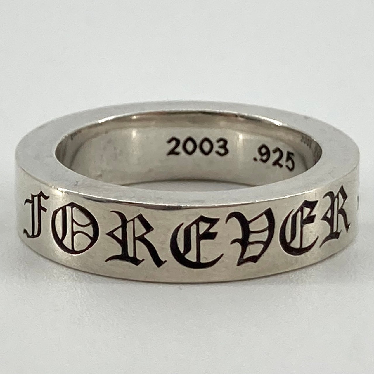 CHROME HEARTS(クロムハーツ) SPACER FOREVER 6mm スペーサーフォーエバー SV925 #18号 リング・指輪 11.48g シルバー