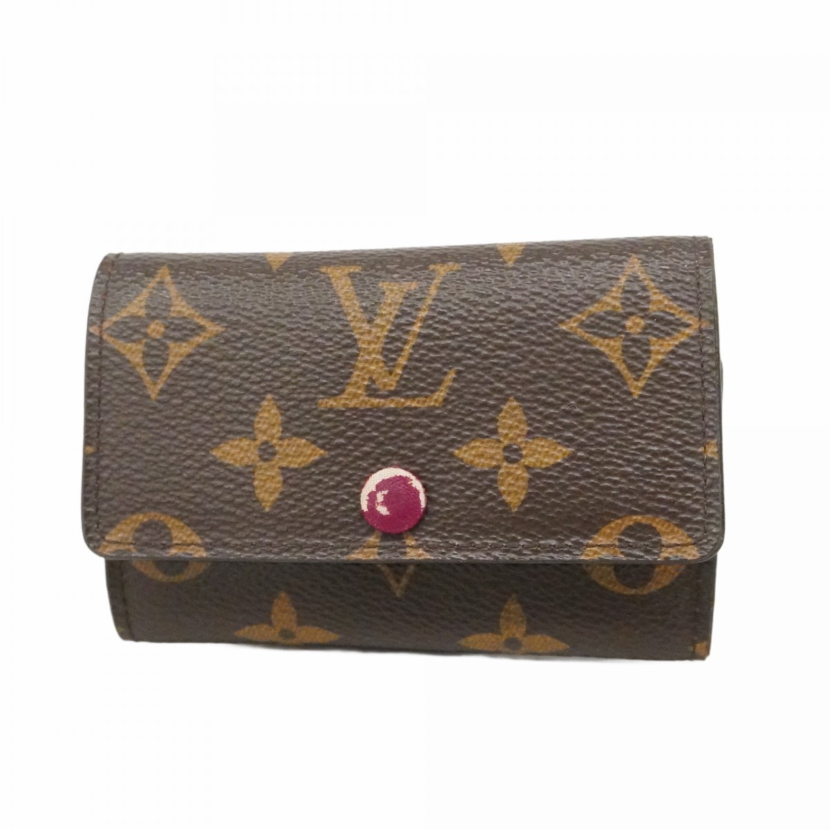 【6dc2555-k】ルイヴィトン キーケース モノグラム ミュルティクレ6 M60701 フューシャ【中古】レディース