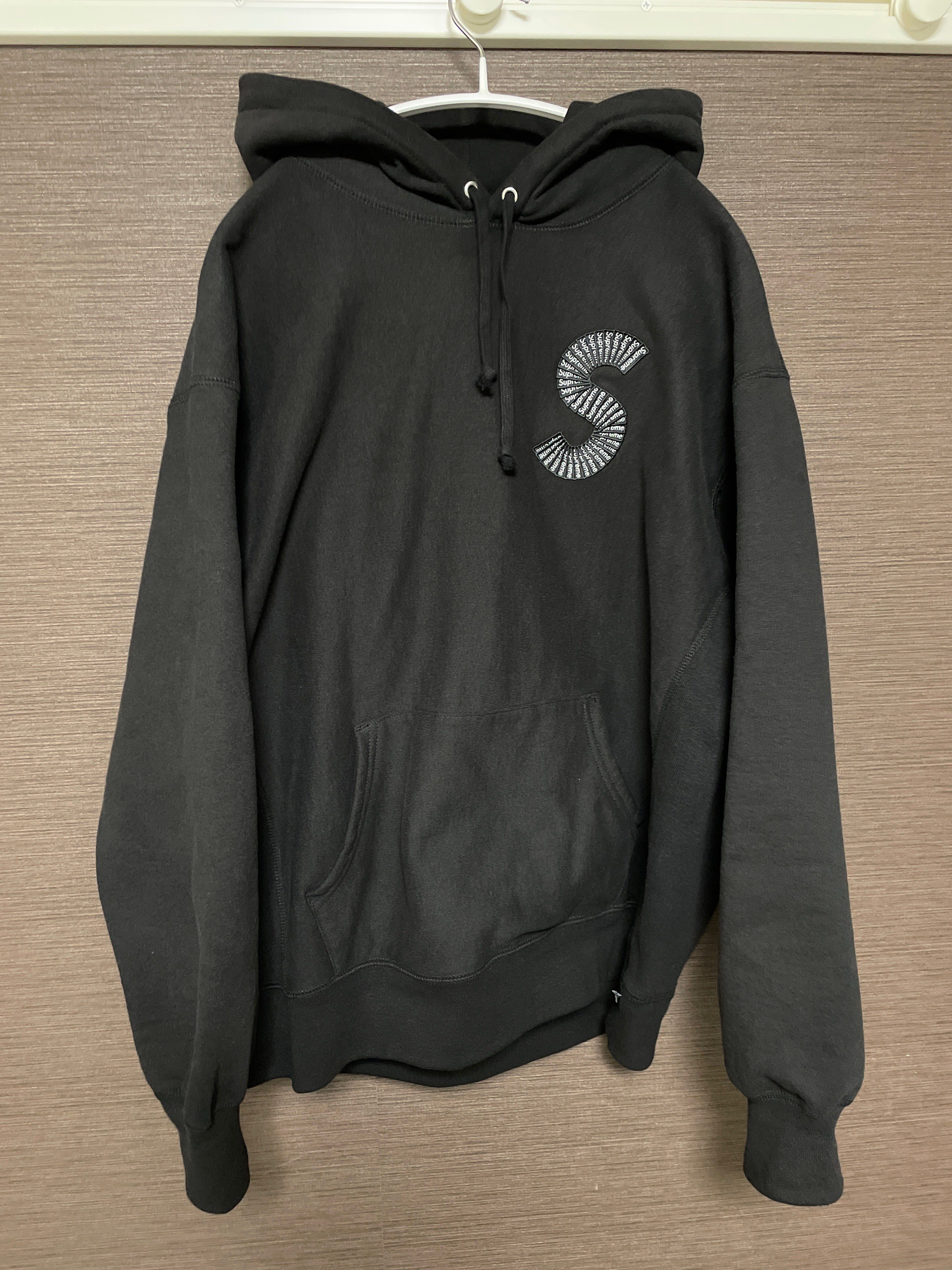 Supreme S Logo Hooded Sweatshirt "Black" (20FW)