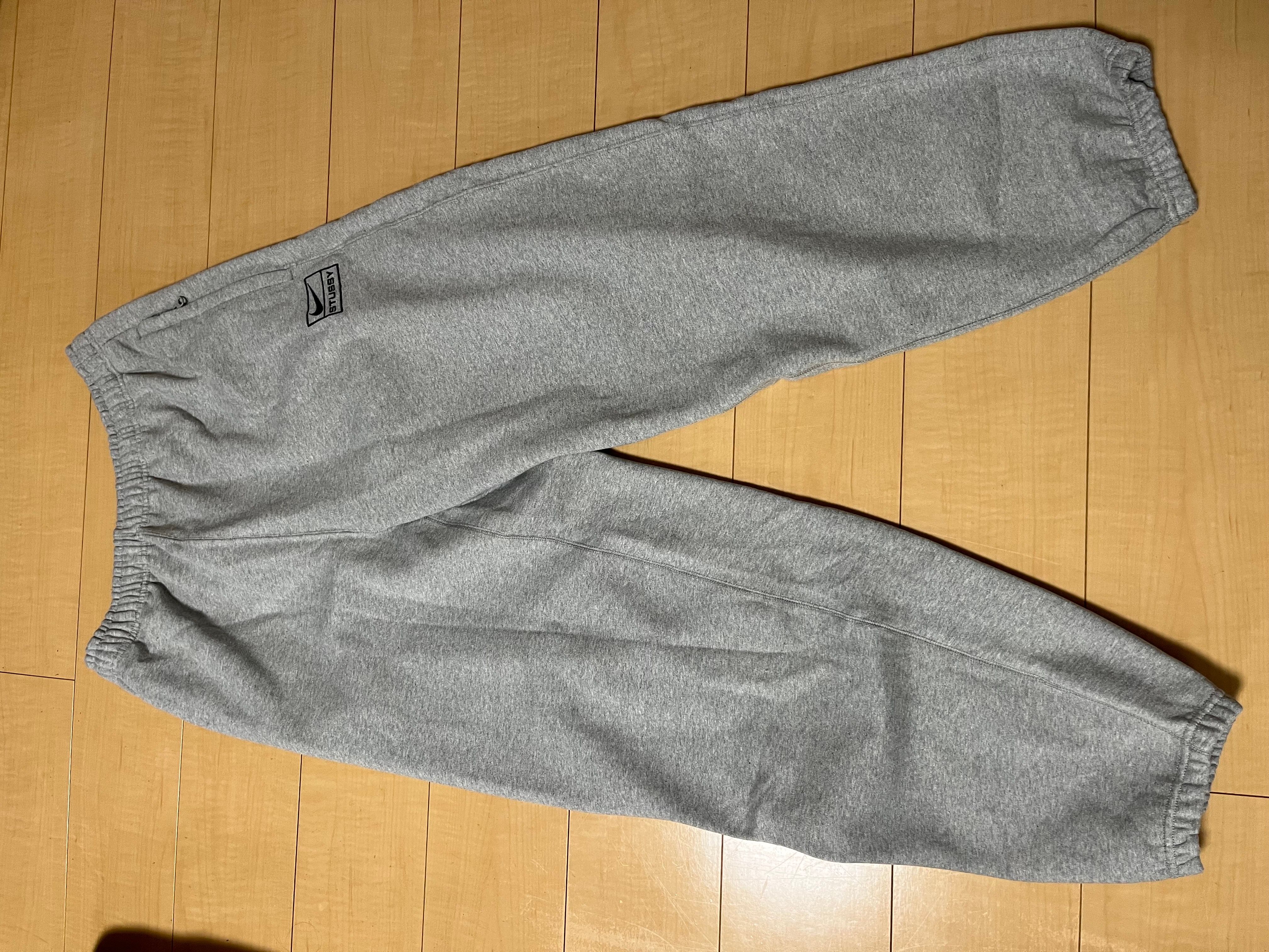 Stussy x Nike Fleece Pants (US Size) "Grey" DO9340-063
