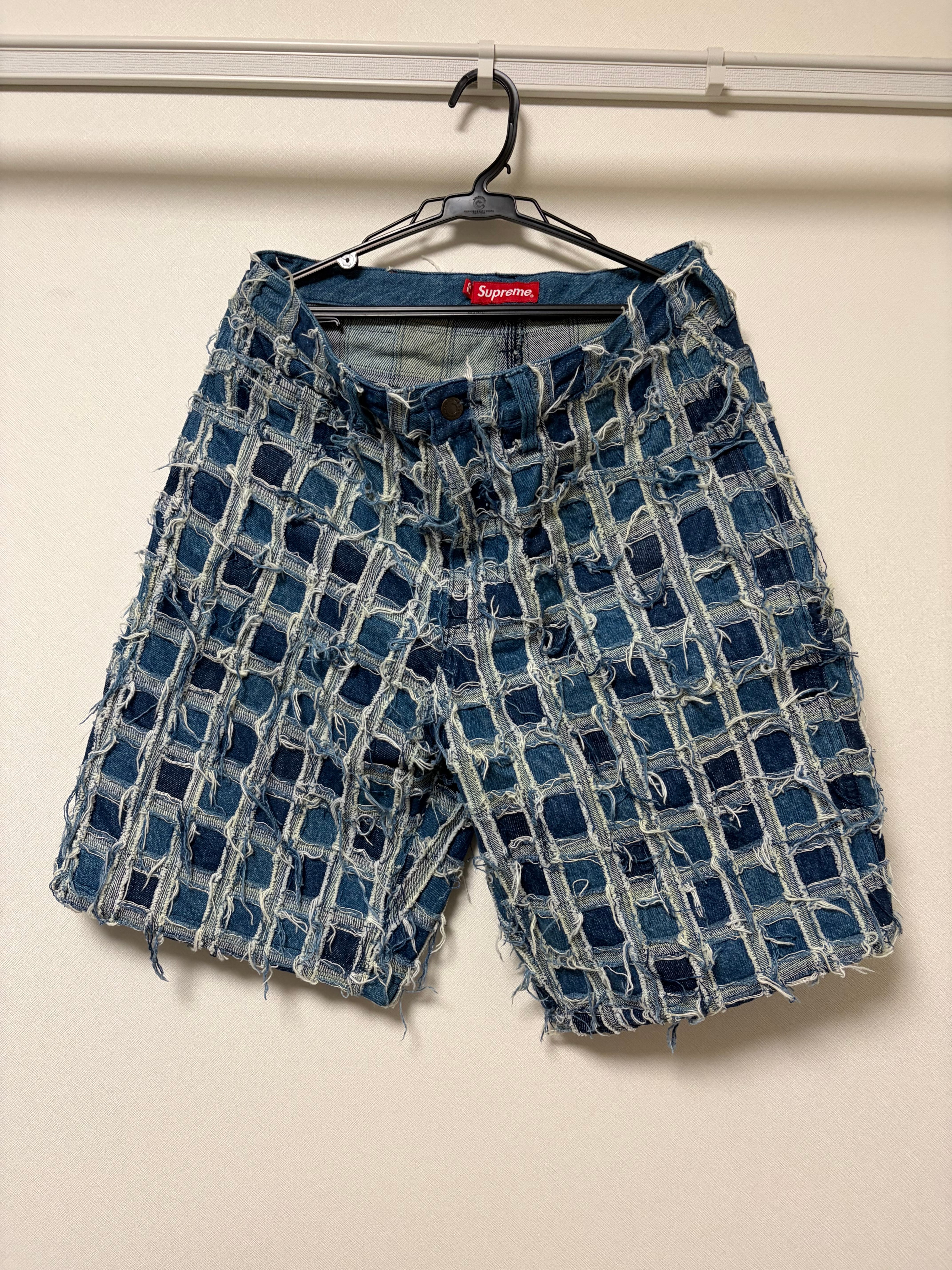 目立った傷や汚れなし】シュプリーム フレイド パッチワーク バギー