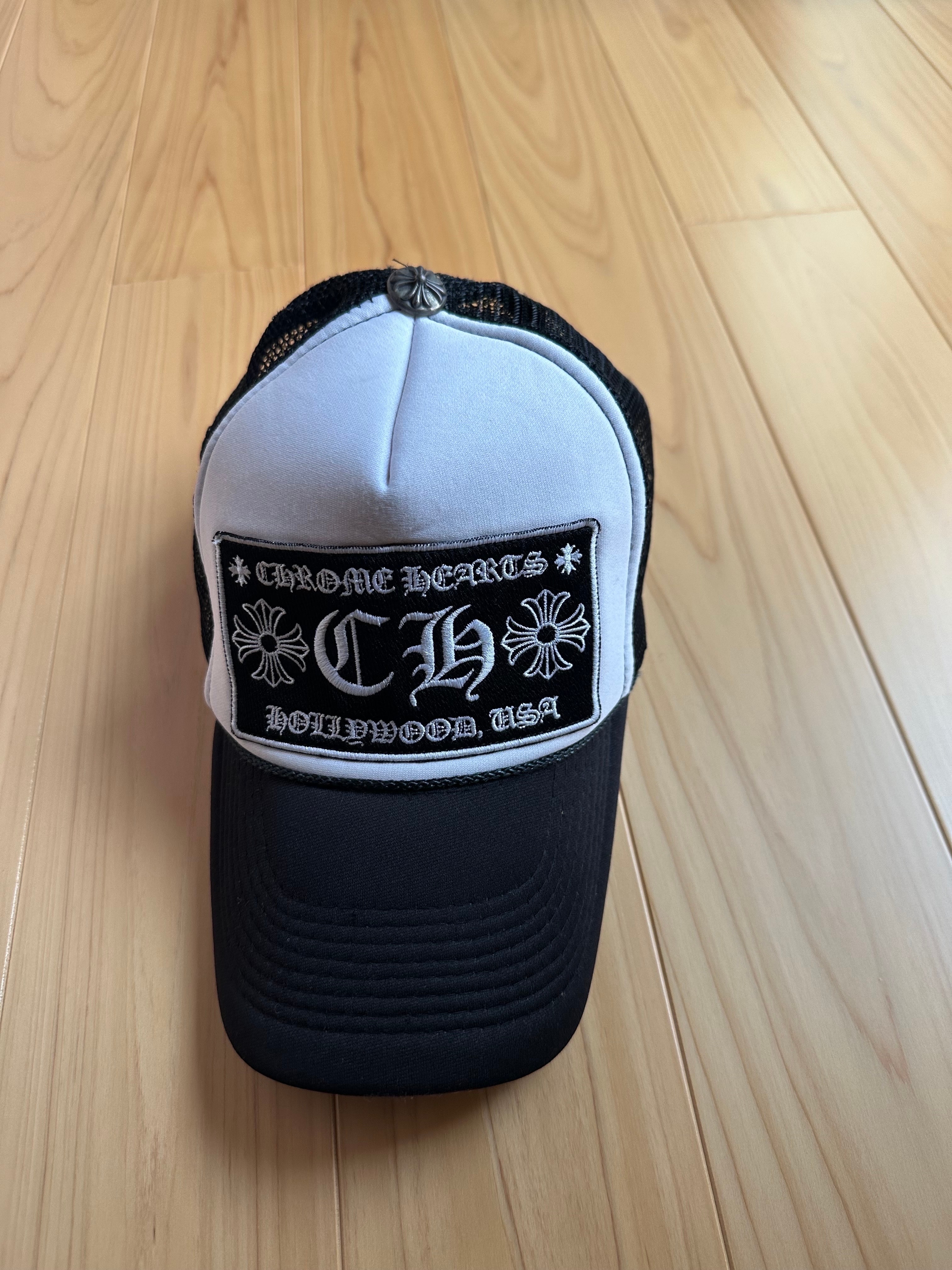 Chrome Hearts Trucker Cap CH "Black/White"