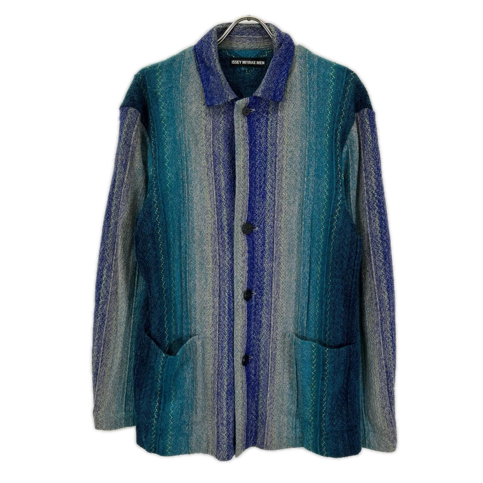 イッセイミヤケメン 12AW ME23KO007 ウール グラデーション ジャケット 4