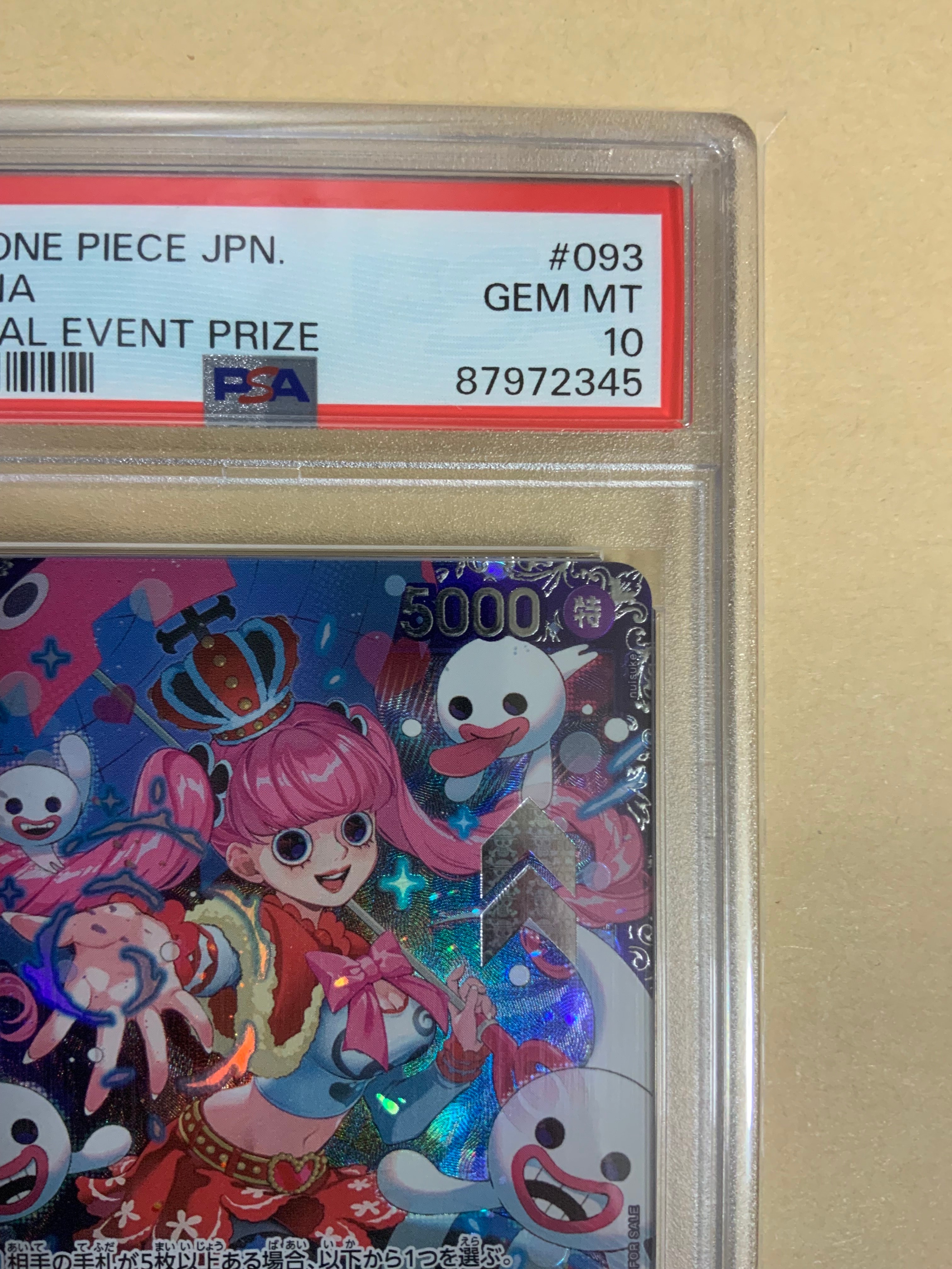 PSA 10]Perona SR [OP06-093] (Flagship Battle Top 8 Souvenirs