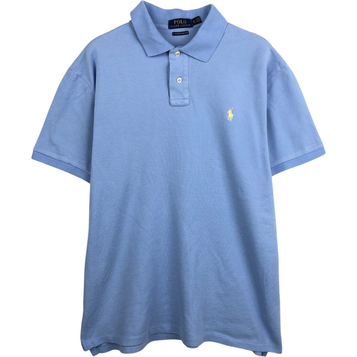 古着 ラルフローレン Ralph Lauren POLO RALPH LAUREN CUSTOM SLIM FIT 半袖 ポロシャツ メンズXL相当/eaa657004