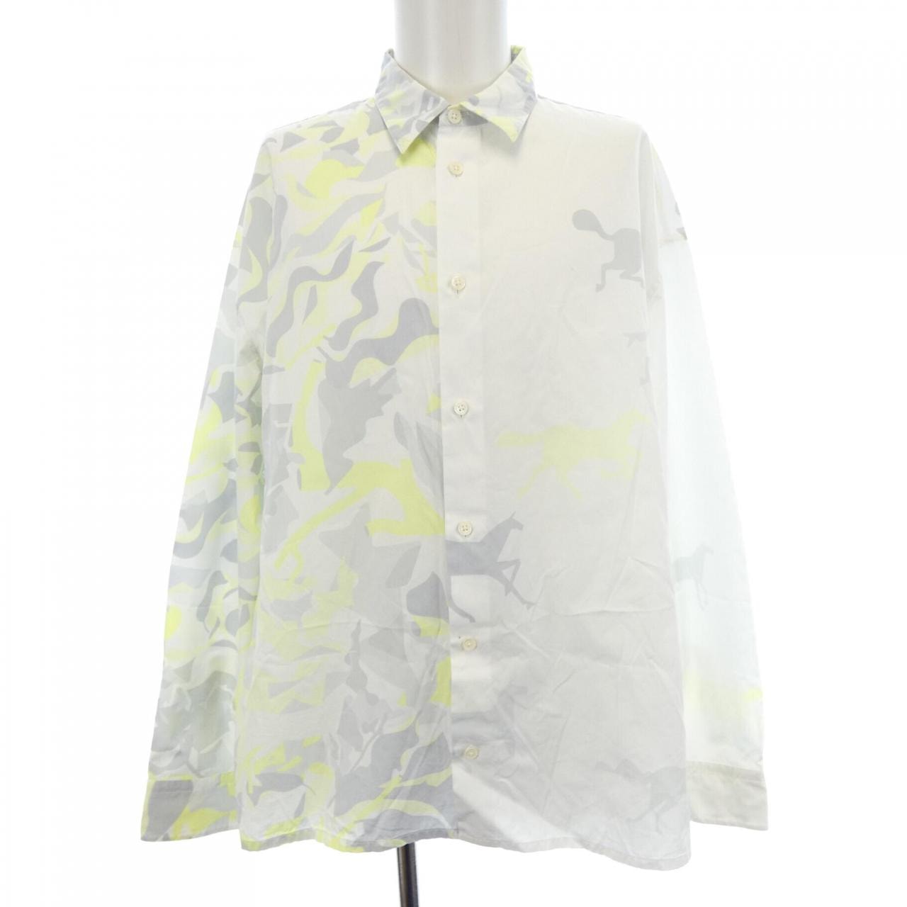 エルメス HERMES パズル ヴェジェタル PUZZLE VEGETAL *31-5606. シャツ