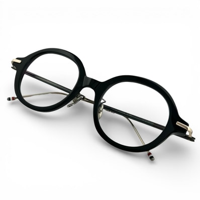 美品 トムブラウン メガネ ブラック メンズ 47⬜︎20 140 TBX000-A-01