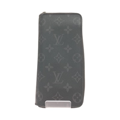 LOUIS VUITTON ルイヴィトン メンズ 長財布 モノグラムエクリプス ジッピーウォレット ヴェルティカル M62295 ブラック