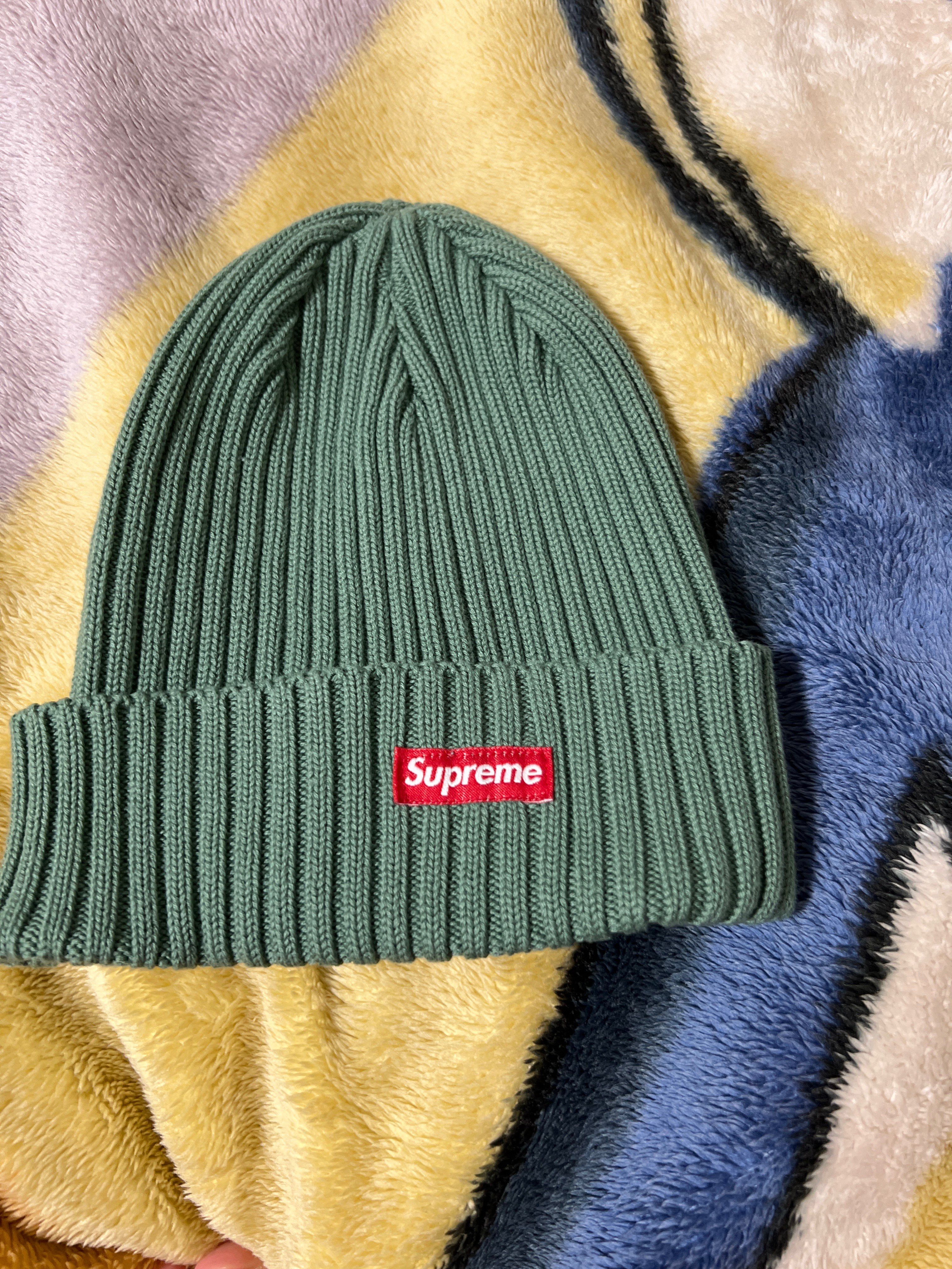 Supreme SS22 Overdyed Beanie "Green"(22SS)