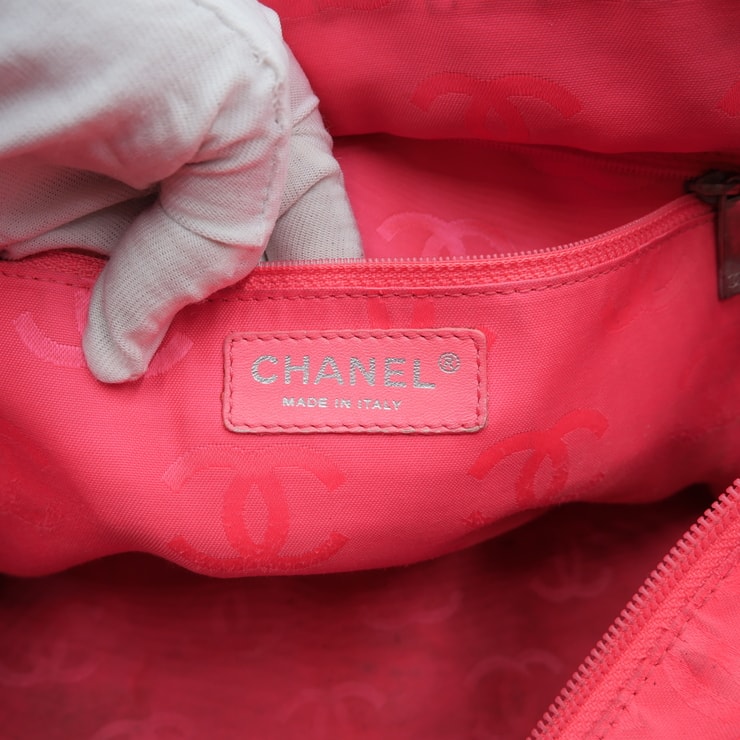 C (やや傷や汚れあり)】CHANEL（シャネル）カンボンライン ラージ