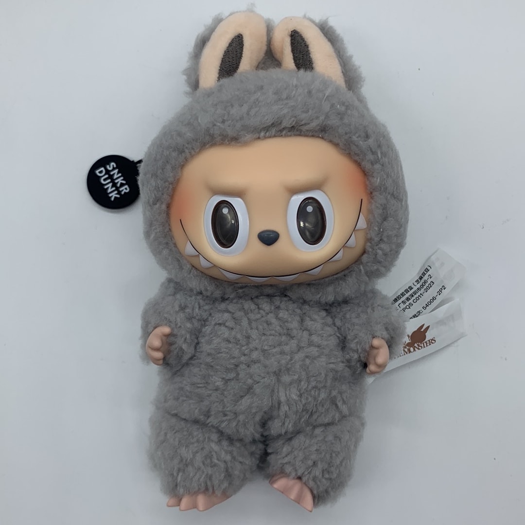 POP MART THE MONSTERS (LABUBU) Exciting Macaron Plush Series SESAME BEAN