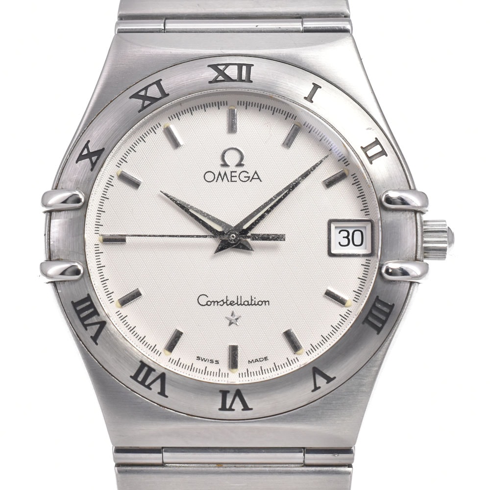 オメガ OMEGA 1512.30 コンステレーション デイト ホワイト クォーツ メンズ 良品 腕時計 K#150424
