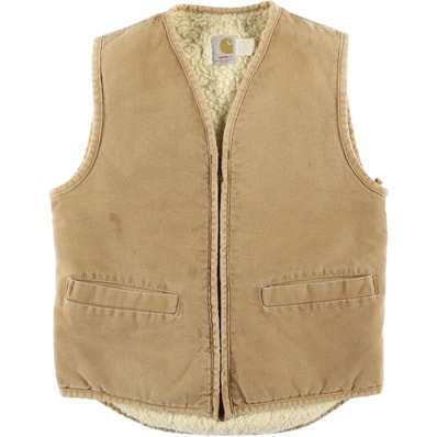 古着 70年代 カーハート Carhartt ダックベスト USA製 メンズS相当 ヴィンテージ/eaa612854