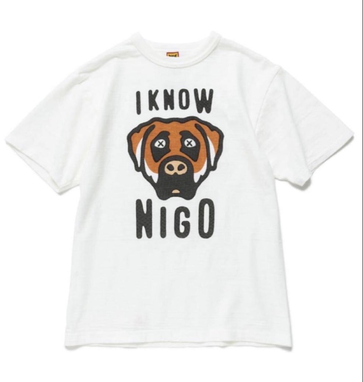 HUMAN MADE I KNOW NIGO KAWS T-SHIRT "White"