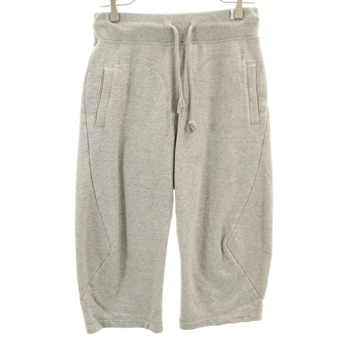 adidas Originals アディダスオリジナルス トレフォイルロゴ クロップドパンツ S グレー系
