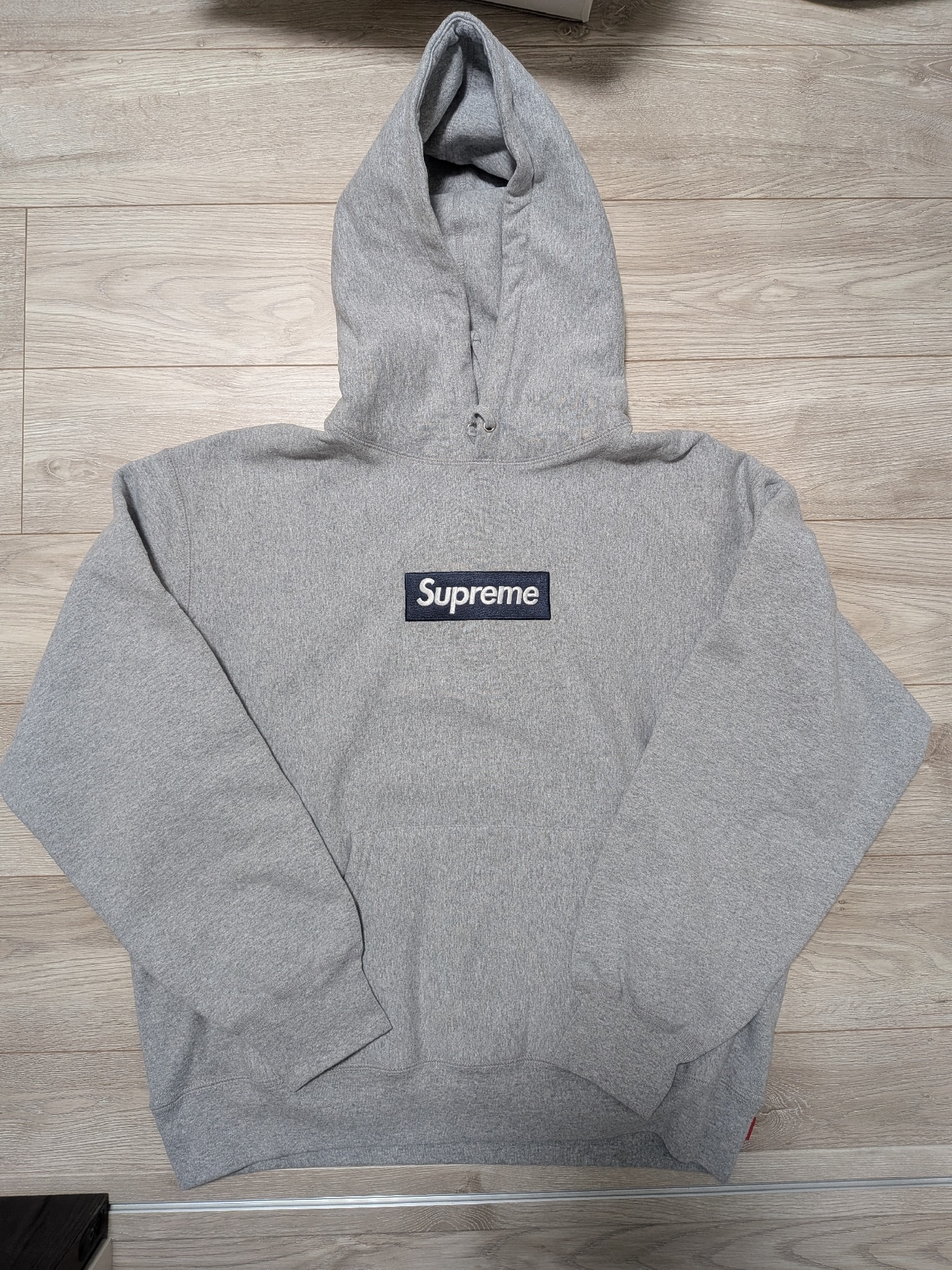 Supreme Box Logo Hooded Sweatshirt (25FW) "Heather Grey"