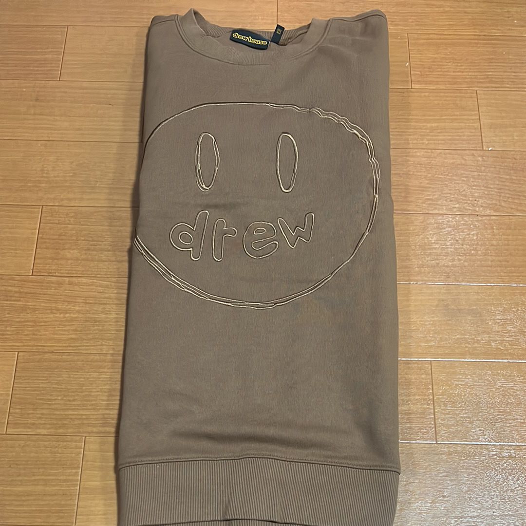 drew house sketch mascot crewneck "Brown"