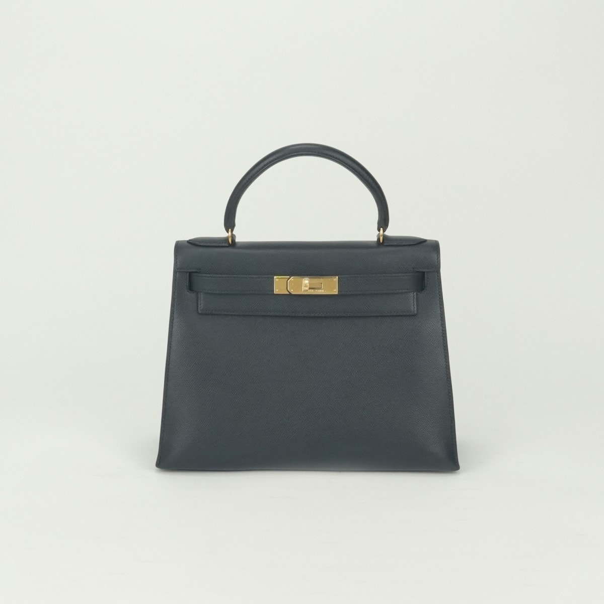 エルメス HERMES ケリー28 ケリー 28 バッグ トートバッグ ショルダーバッグ クシュベル ブルーインディゴ Blue Indigo ネイビー Navy 紺 ゴールド金具 2Way ハンドバッグ 外縫い