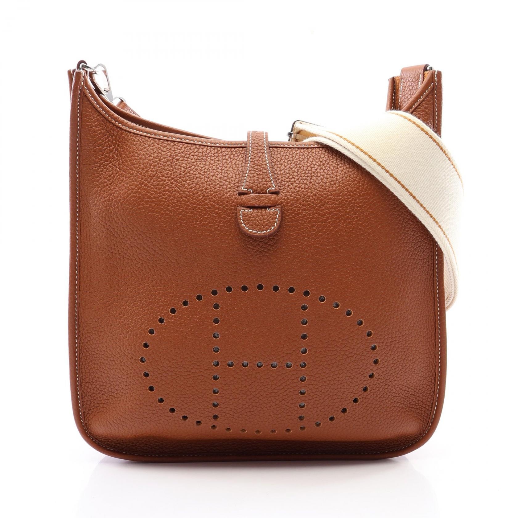 エルメス HERMES エヴリン 3 トロワ PM ゴールド ショルダーバッグ バッグ トリヨンクレマンス トリヨンクレマンス Z刻印(2021年製造) レディース ブラウン系 【中古】