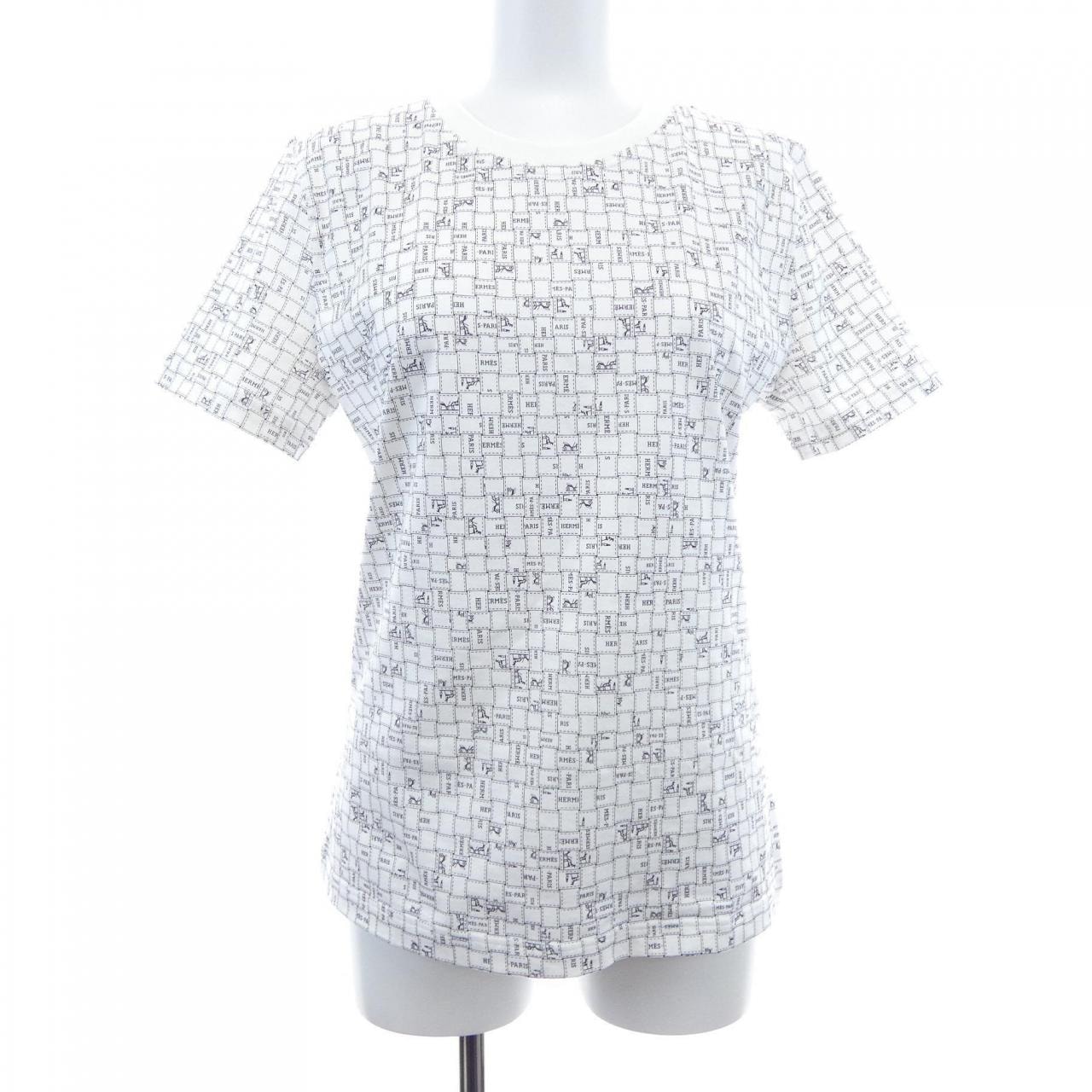 エルメス HERMES BOLDUC AU CARRE ボルデュックチェック 5E4645DK Tシャツ
