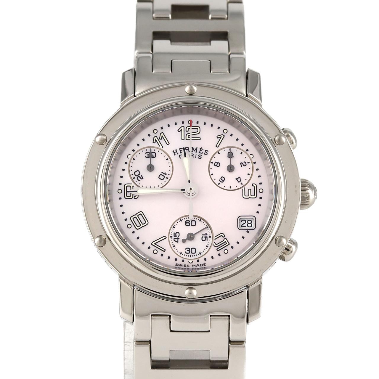 エルメス クリッパーナクレクロノグラフ CL1.310 SS クォーツ