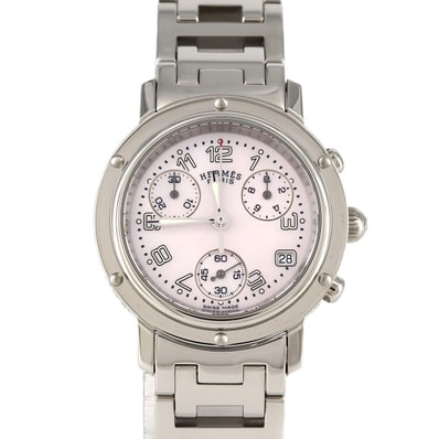 エルメス クリッパーナクレクロノグラフ CL1.310 SS クォーツ