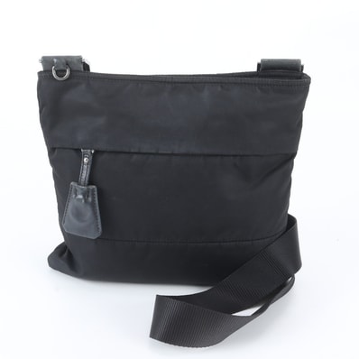 ■美品 プラダ テスート ナイロントライアングルロゴショルダーバッグ